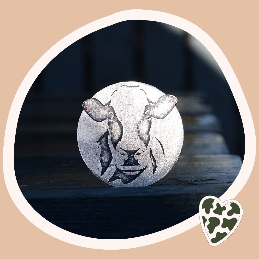 cow brooch