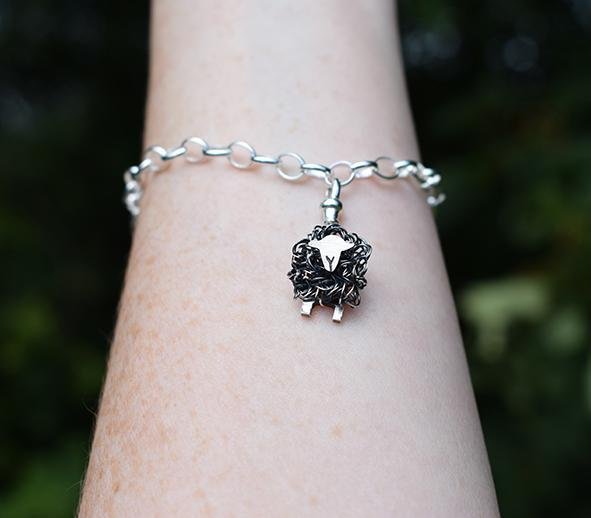 Herdwick sheep charm bracelet