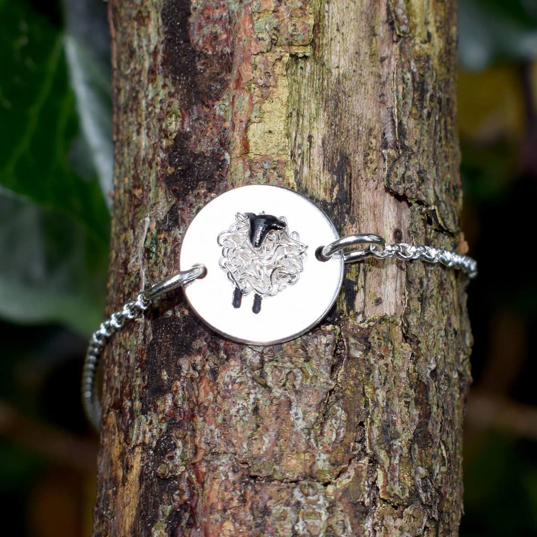 New: Silver Sheep Bracelet