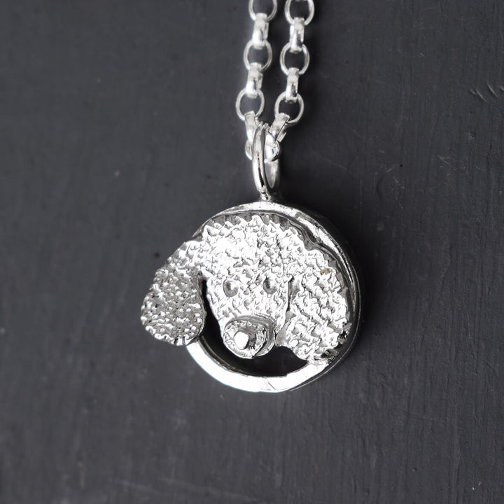 silver Bichon Frise necklace, Bichon Frise pendant, Bichon Frise jewellery, silver dog necklace, dog jewellery, quality Bichon Frise gift, Bichon Frise present for woman, Bichon Frise memorial