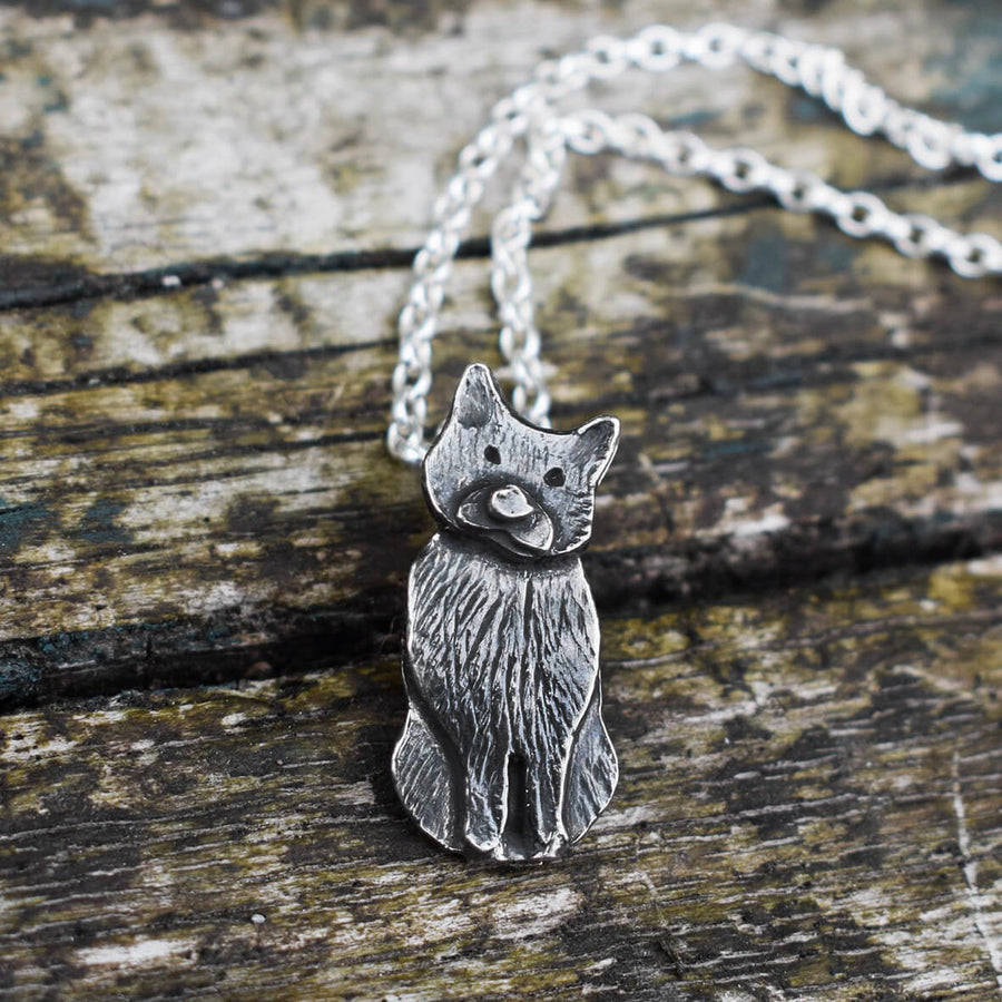 black cat necklace, black cat jewellery, black cat gift for her, black cat gift for woman, cat necklace, cat pendant, cat jewellery, gift for cat lover, black cat christmas present, lucky cat necklace