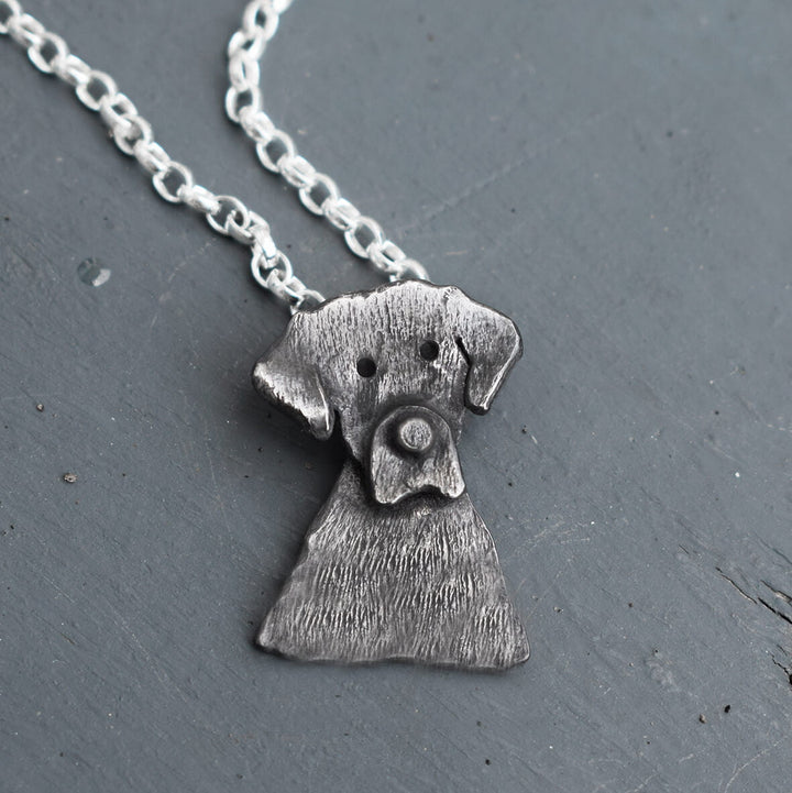 black labrador necklace, labrador pendant, black labrador jewellery, labrador gift for woman, black dog necklace, dog jewellery for humans, black lab gift for woman, black labrador present