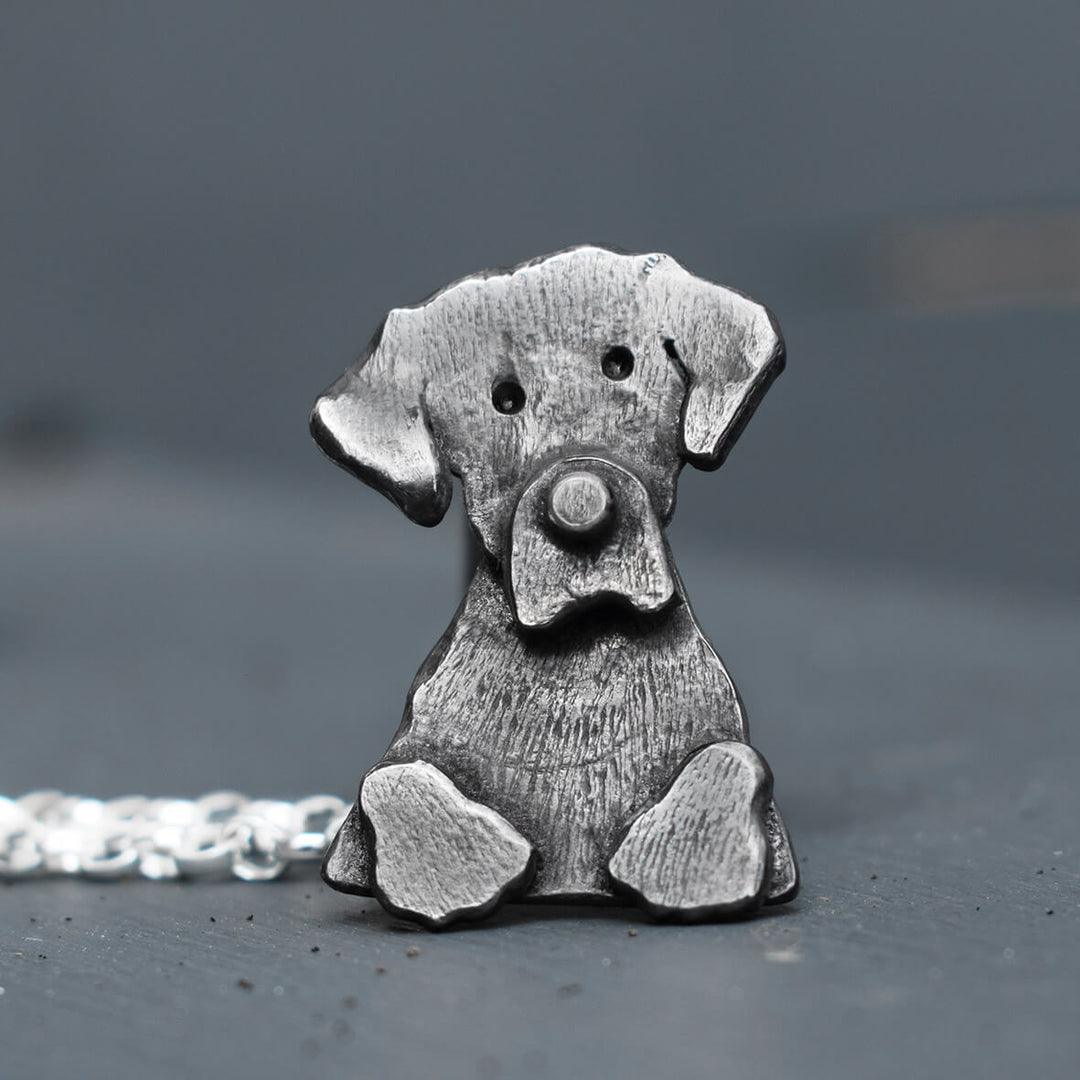 black labrador necklace, labrador pendant, black labrador jewellery, labrador gift for woman, black dog necklace, dog jewellery for humans, black lab gift for woman, black labrador present