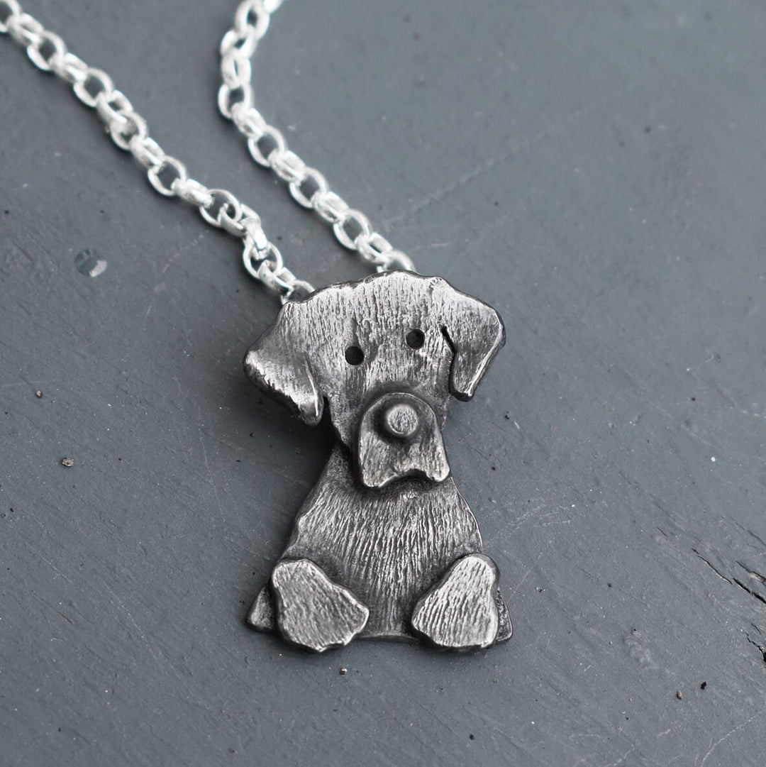 black labrador necklace, labrador pendant, black labrador jewellery, labrador gift for woman, black dog necklace, dog jewellery for humans, black lab gift for woman, black labrador present