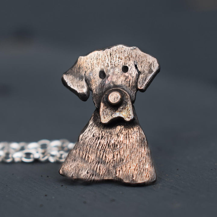 chocolate labrador necklace, labrador pendant, chocolate labrador jewellery, labrador gift for woman, brown dog necklace, dog jewellery for humans, chocolate lab gift for woman, chocolate labrador present