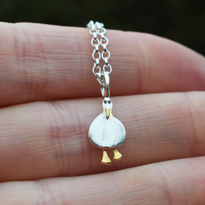 duck gift set, duck jewellery, duck gift for woman, duck jewellery set, duck earrings, silver duck earrings, duck necklace, silver duck necklace, nature jewellery, gift for animal lover