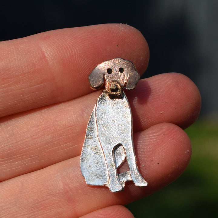 English Pointer brooch, dog brooch, silver dog gift, English Pointer gift, English Pointer present, unusual English Pointer gift ideas, English Pointer gift for woman