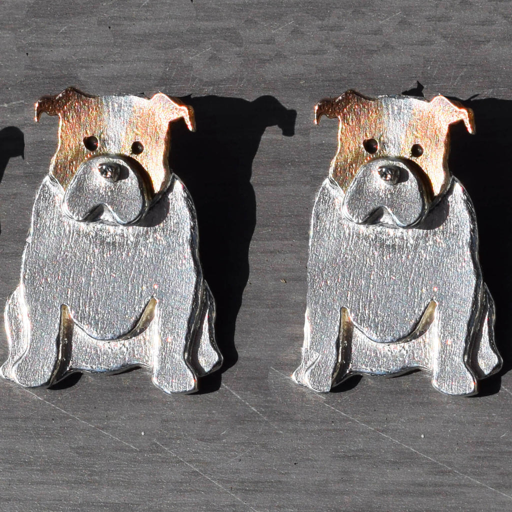 Silver deals bulldog cufflinks