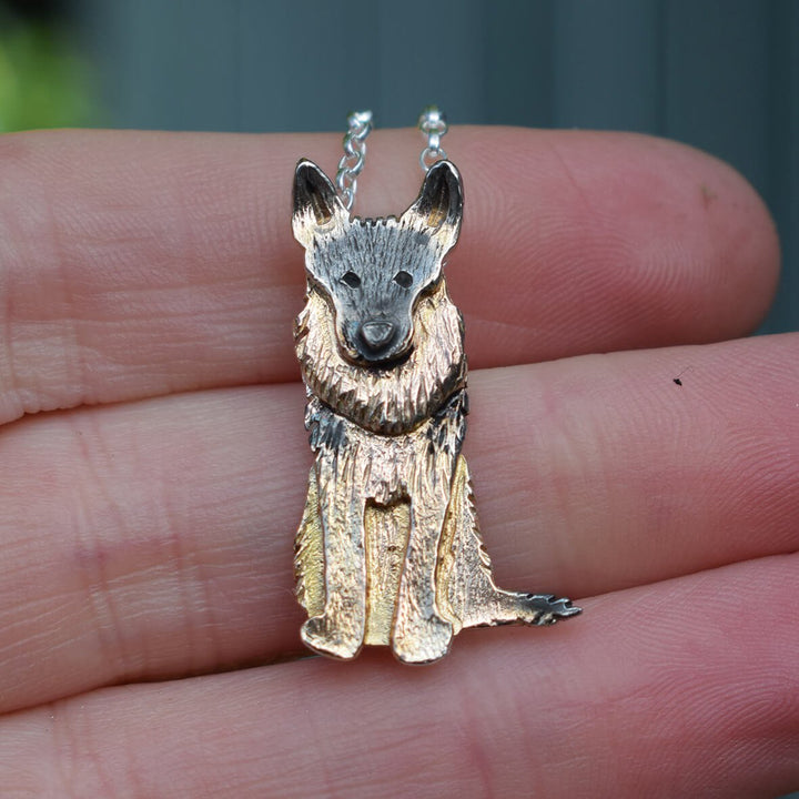 German Shepherd pendant, German Shepherd jewellery, German Shepherd necklace, dog necklace, dog jewellery