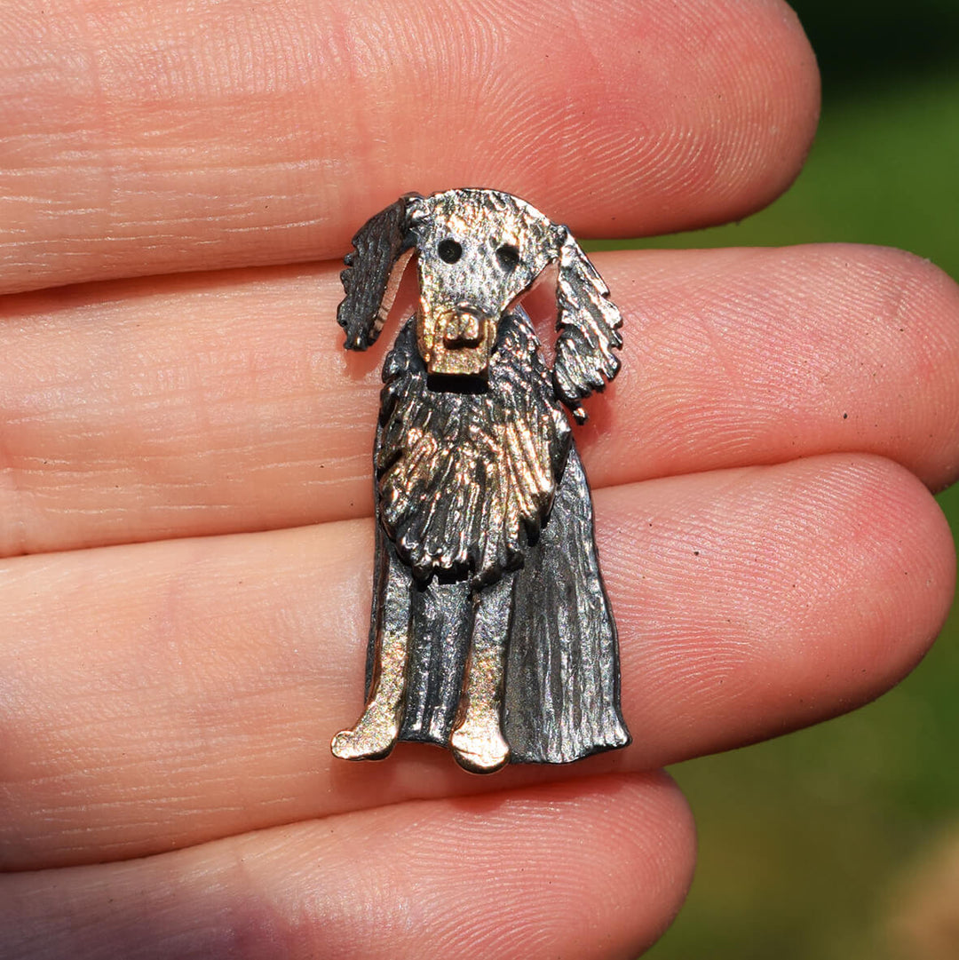 Gordon Setter Brooch