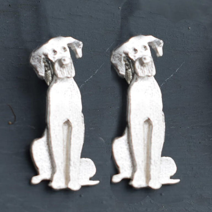 great dane cufflinks, large dog cufflinks. dog cufflinks, great dane gift for man, silver dog cufflinks, great dane dad, gift from great dane