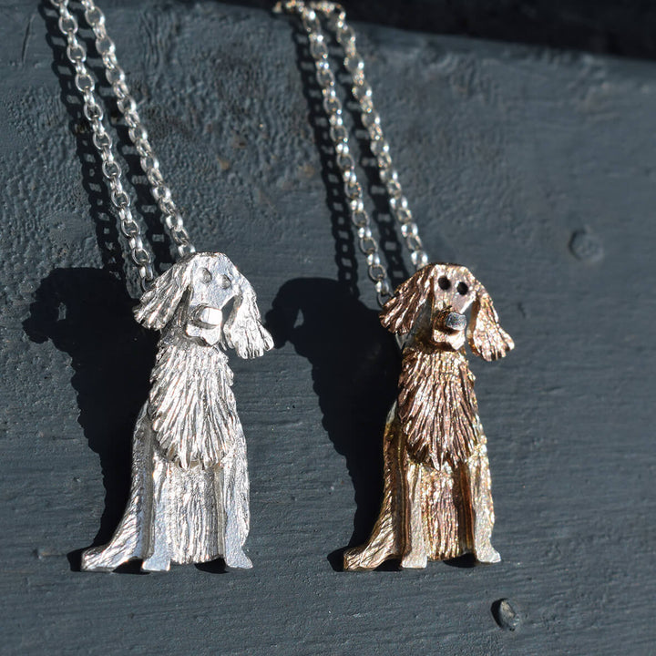 Irish Setter necklace, Irish Setter pendant, Irish Setter jewellery, silver dog necklace, red setter necklace, red setter pendant, red setter jewellery. Irish Setter gift for woman, Irish Setter present, Irish Setter  gifts