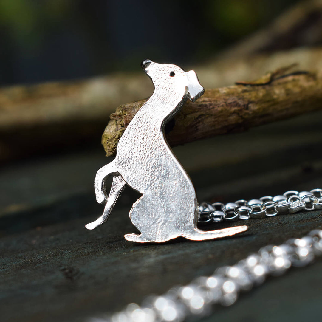 Italian Greyhound necklace, Italian Greyhound pendant, Italian Greyhound jewellery, Italian Greyhound gift for woman, Italian Greyhound memorial, silver Italian Greyhound