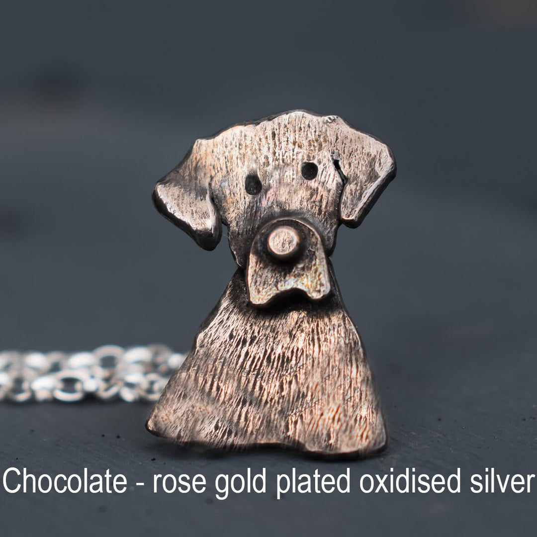 chocolate silver labrador earrings, labrador jewellery, silver dog earrings, gift for labrador owner, labrador memorial, labrador present for woman, quality labrador gifts for her