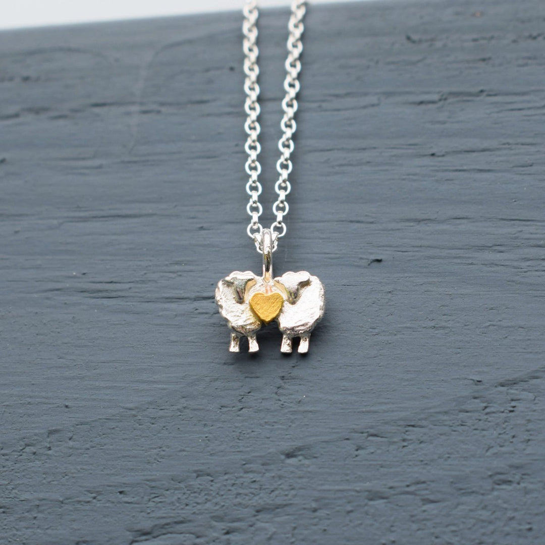 sheep gift set, sheep jewellery set, sheep jewellery, i love ewe gift, love ewe gift, love ewe present, sheep earrings, sheep necklace