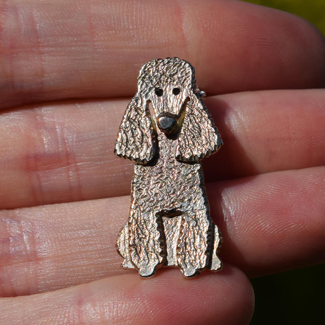 rose gold poodle necklace, rose gold dog necklace, poodle necklace, poodle pendant, poodle jewellery, poodle gift for woman, poodle present for her, poodle dog birthday present for woman, poodle christmas gift ideas