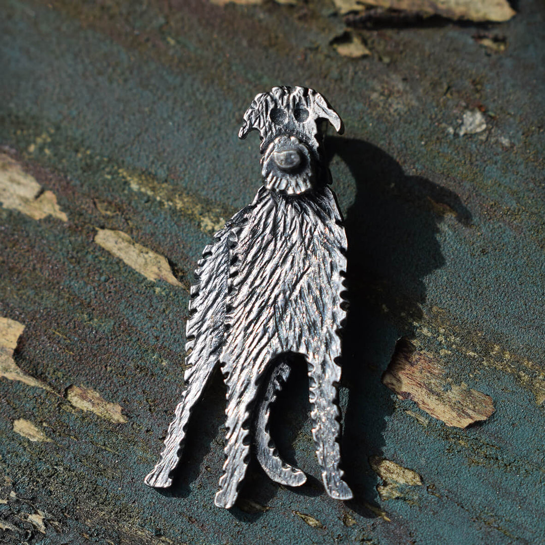 scottish deerhound brooch, deerhound brooch, silver dog brooch, hunting dog brooch, deerhound gift for woman, deerhound jewellery, silver dog jewellery, scottish dog gift