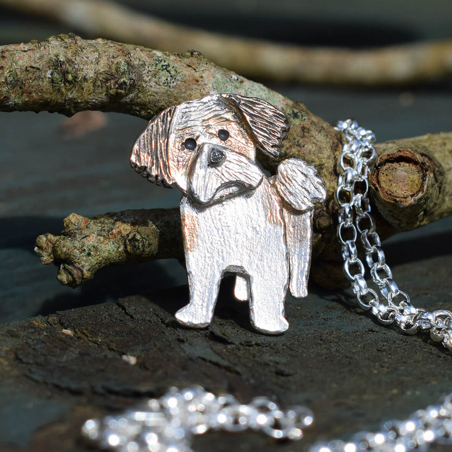 shih tzu necklace, shih tzu pendant, shih tzu jewellery, shih tzu memorial, gift for shih tzu owner, shih tzu present for woman, shih tzu gift