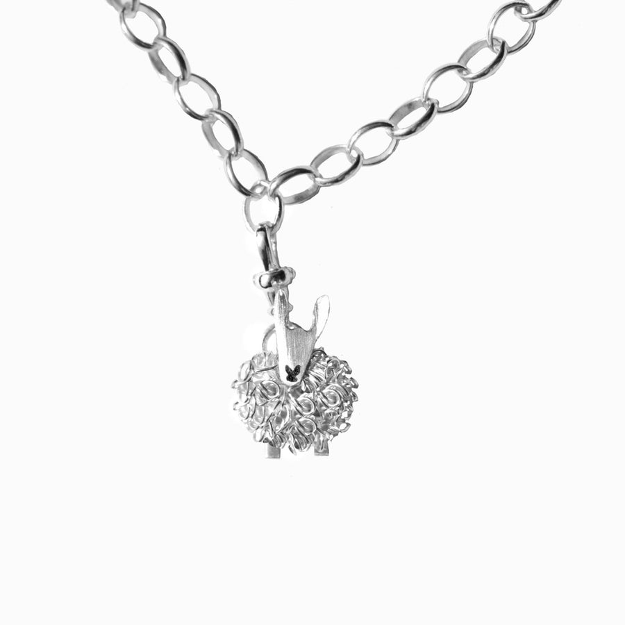 Silver Border Leicester sheep charm bracelet