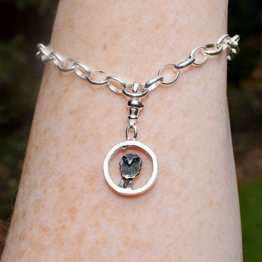 black sheep charm, black sheep bracelet, black sheep gifts, black sheep jewellery, black lamb charm, black lamb bracelet