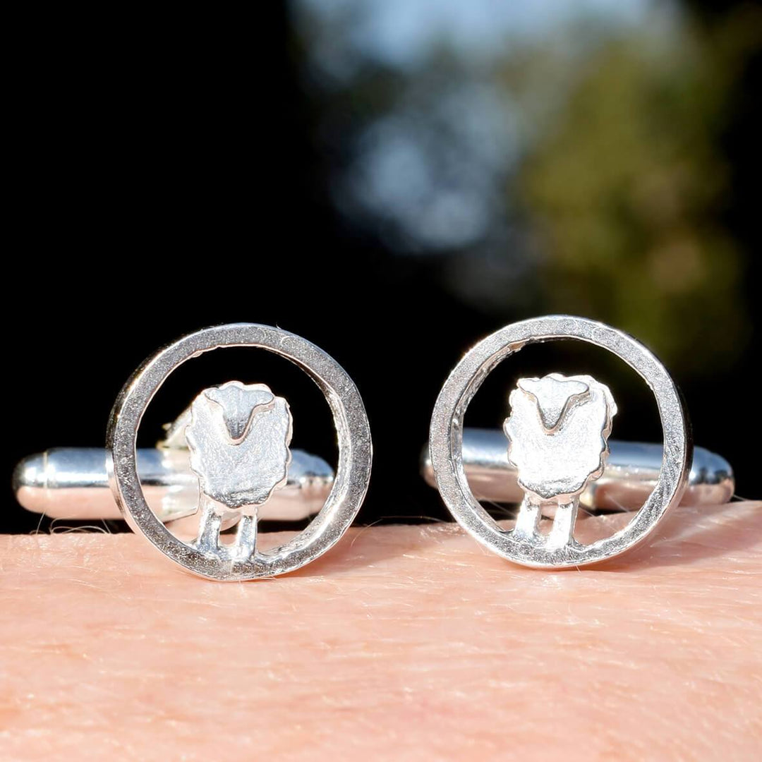 sheep cufflinks, lamb cufflinks, aries cufflinks, sheep jewellery for man, sheep gift for him, farmer cufflinks