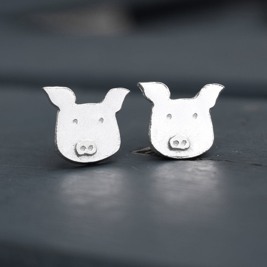 Silver Pig Earrings | Animal Earrings | Farm Gift | Silver Pigs | Gift for Animal Lover | Piglet Earrings | Pig Gift | Pig Jewellery