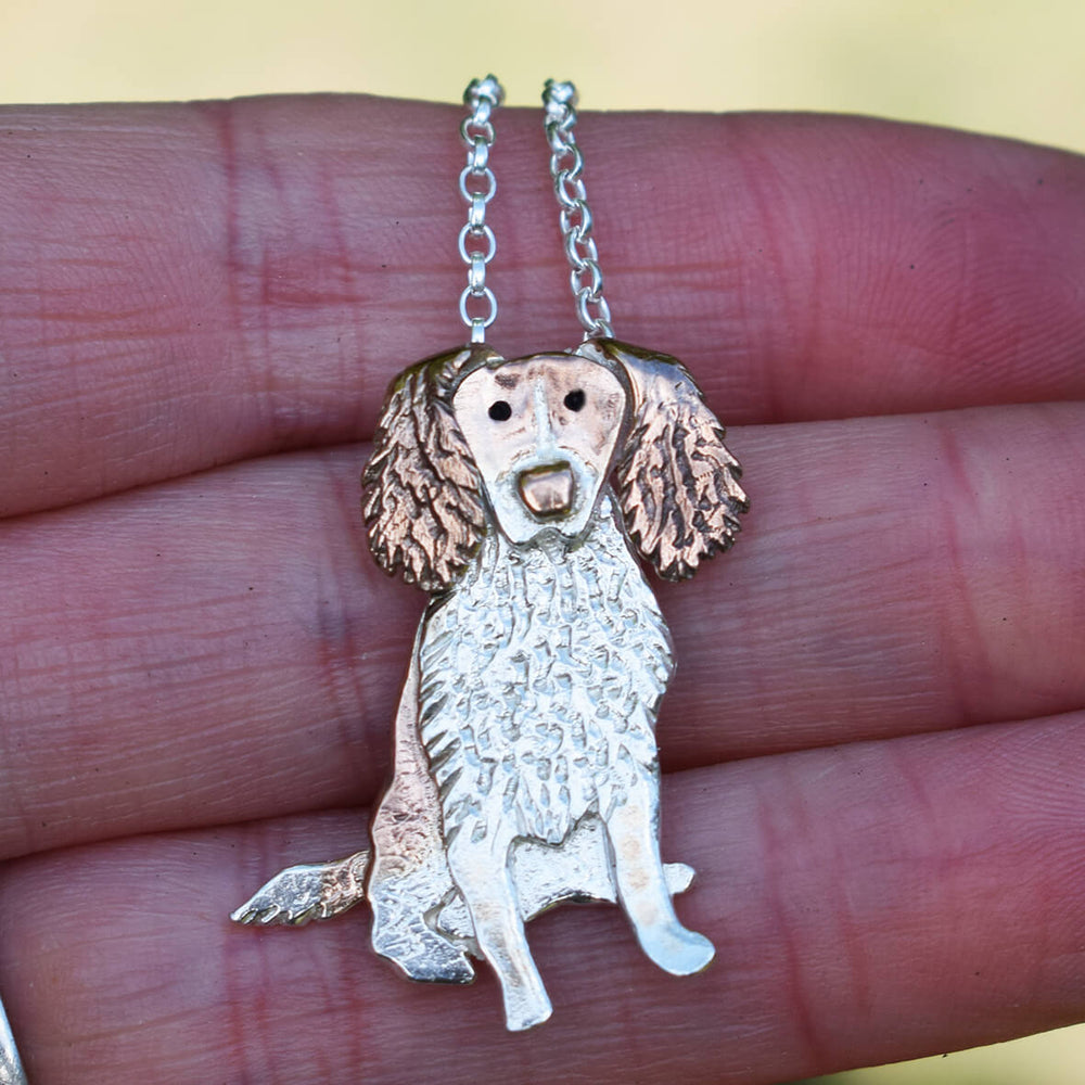 Springer Spaniel  necklace, dog necklace, Springer Spaniel  jewellery, dog lover present