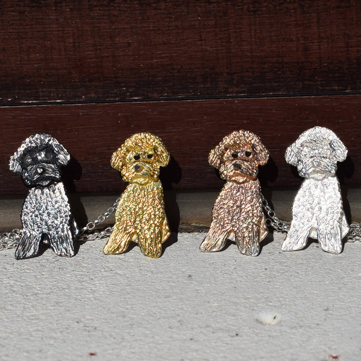 toy poodle brooch, poodle brooch, poodle gift for woman, poodle pin, silver dog brooch, poodle brooch