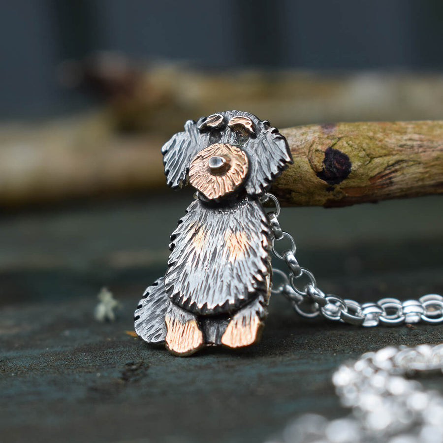 wire doxie necklace, doxie pendant, doxie jewellery, wire doxie gift for her, dog memorial jewellery, rainbow road jewellery, dog loss jewellery, sausage dog jewellery, wire doxie gift