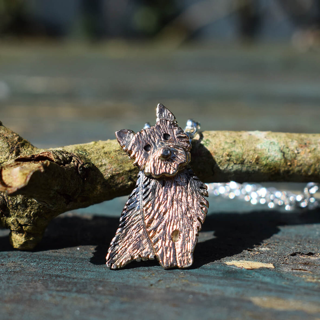 Yorkshire Terrier jewellery, Yorkshire Terrier necklace, dog pendant, silver dog jewellery, gold dog jewellery, Yorkshire Terrier lover gift, present for Yorkshire Terrier owner, yorkie dog jewellery